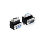 Delock Adapter Sub-D 9 Pin Stecker > Buchse 90° gewinkelt (65266)