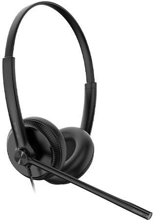 Yealink Yhs34 Dual Headphones/Headset Center Black (YHS 34 DUAL)