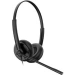 Yealink Yhs34 Dual Headphones/Headset Center Black (YHS 34 DUAL)