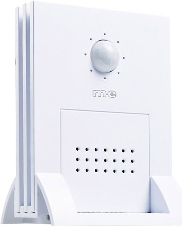 m-e modern-electronics Durchgangsmelder DGF-300 Weiß mit Bewegungsmelder 41058 (41058)
