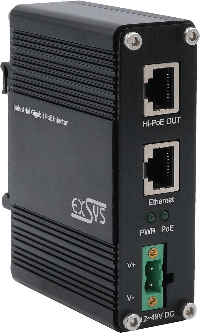 EXSYS PoE++ Gigabit Injektor 60W (EX-60310)