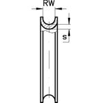 Wiedenmann Kausche Form B RW12 verzinkt DIN6899 tiefe Rille VE10St (16689912)