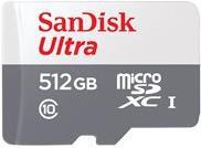 SanDisk Ultra Flash Speicherkarte 512GB Class 10 microSDXC UHS I (SDSQUNR 512G GN3MN)  - Onlineshop JACOB Elektronik