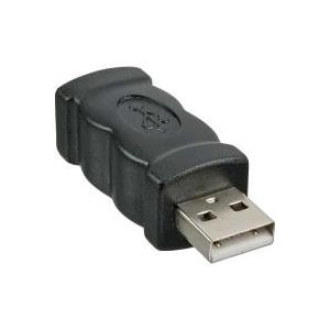 InLine® USB 2.0 Adapter, Stecker A auf Buchse B (33443)