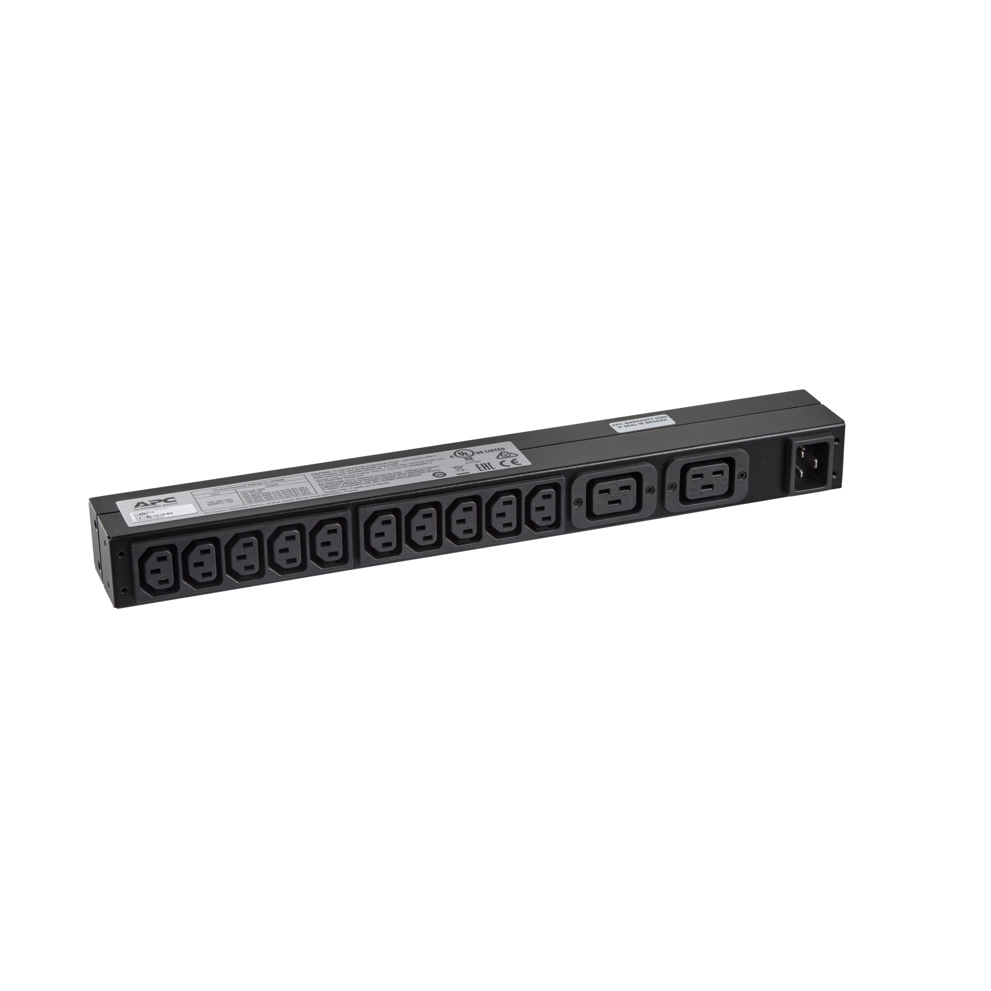 APC Basic Rack-Mount PDU AP9559 1U 16 A 3680 W Schwarz