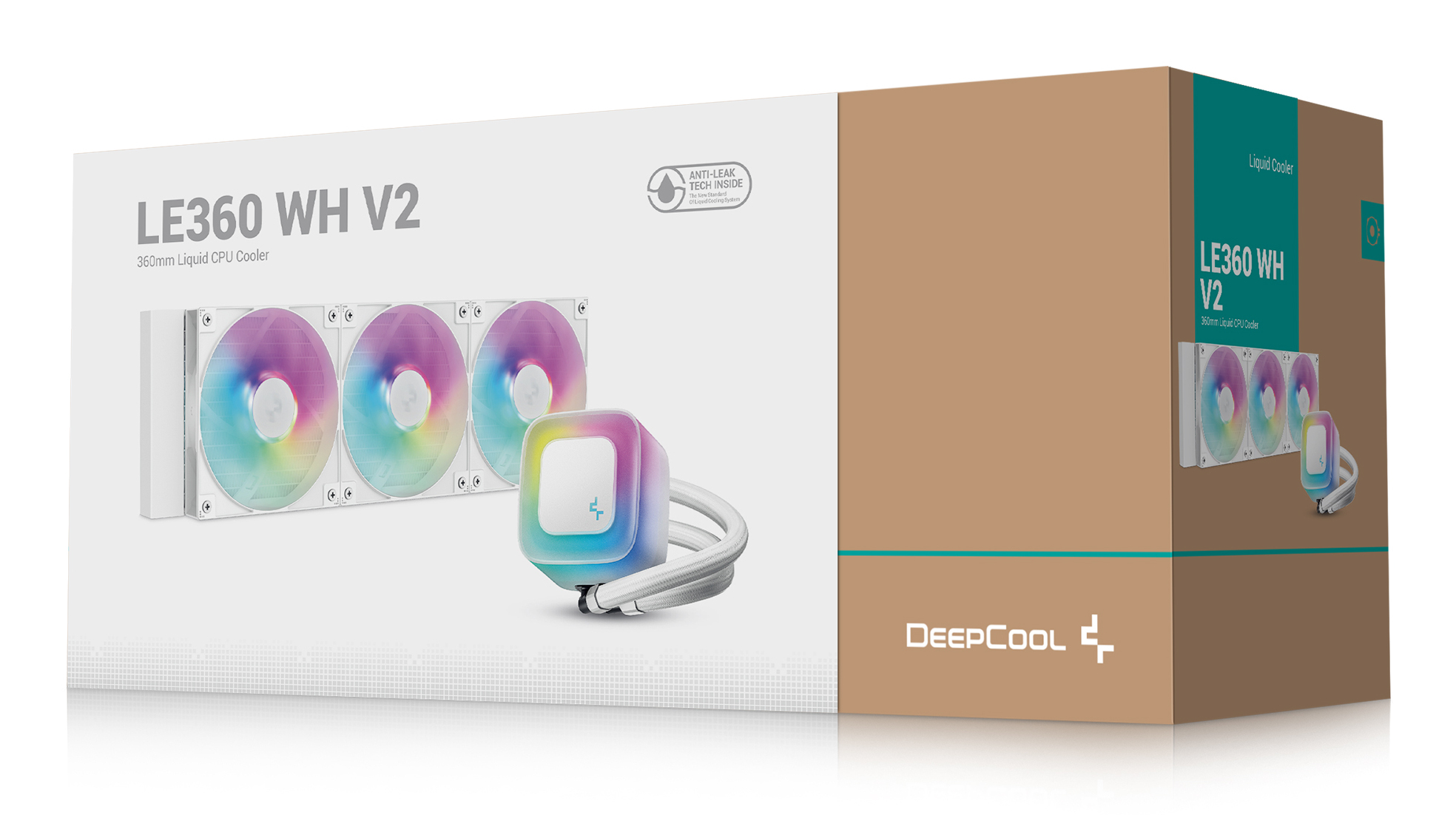 Deepcool LE360 V2 360 mm Prozessor-Flüssigkeitskühlsystem Weiß