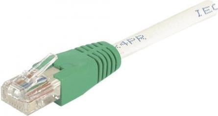 Crossoverkabel, CAT. 6, S/FTP, grau, 0,5 m Geschirmtes Crossover Patchkabel (855950)