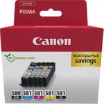 Canon PGI-580/CLI-581 PGBK/C/M/Y/BK Multi Pack (2078C007)