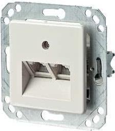 Metz Connect UPk Unterputz-Anschlusseinheit, Universal-Anschlussdose, UAE design, 2xRJ45, Klemme Miniklemme (130064111-I)