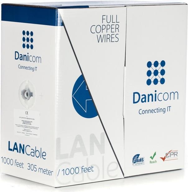 DSIT DANICOM CAT6 UTP 305m - PVC (Fca) (DC-UTP6-305-FCA)