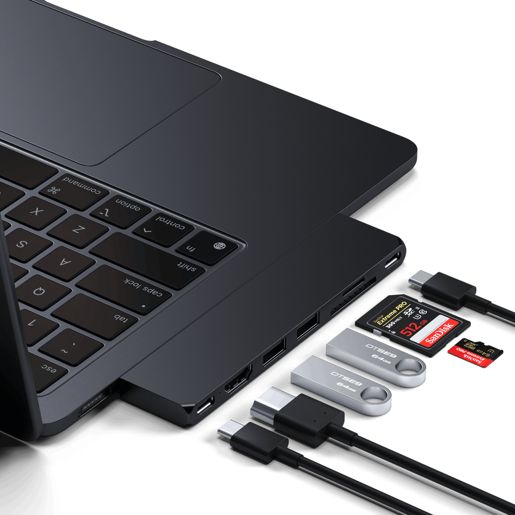 Satechi ST-HUCPHSD Dockingstation USB 3.2 Gen 2 (3.1 Gen 2) Type-C Schwarz