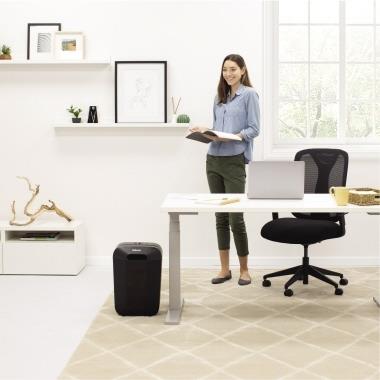 Fellowes Powershred LX70 Partikelschnitt Aktenvernichter Schwarz