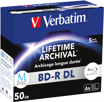 Verbatim M-Disc 5 x BD-R DL (43846)