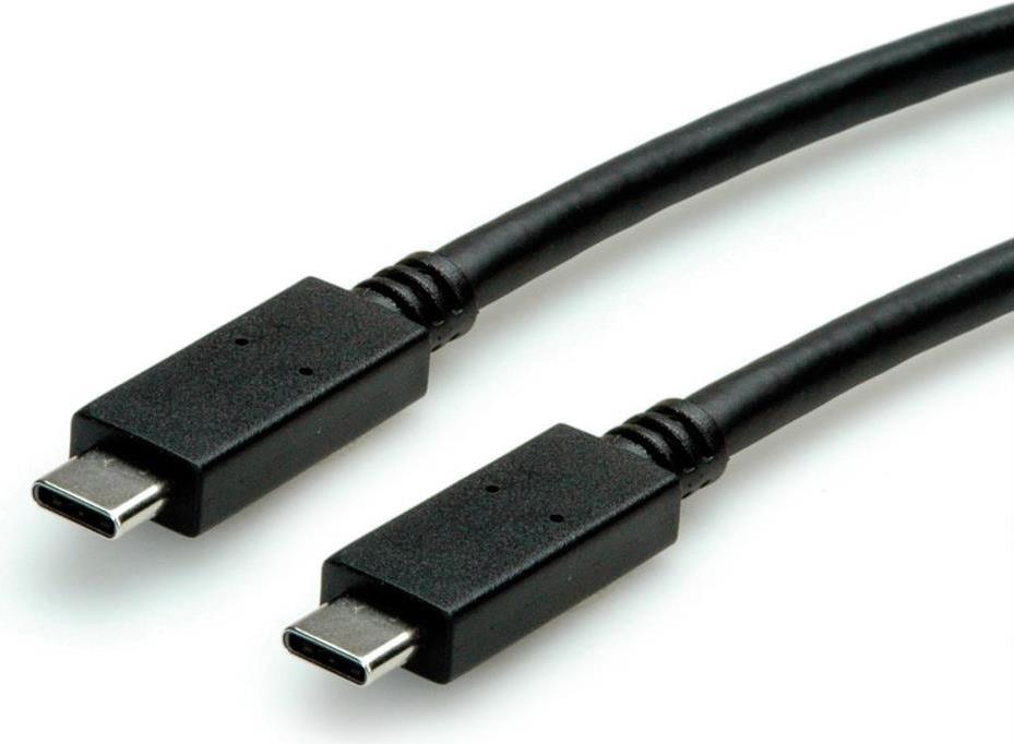 ROLINE 11.02.9052 USB Kabel 0,5 m USB 3.2 Gen 2 (3.1 Gen 2) USB B USB C Schwarz (11.02.9052)