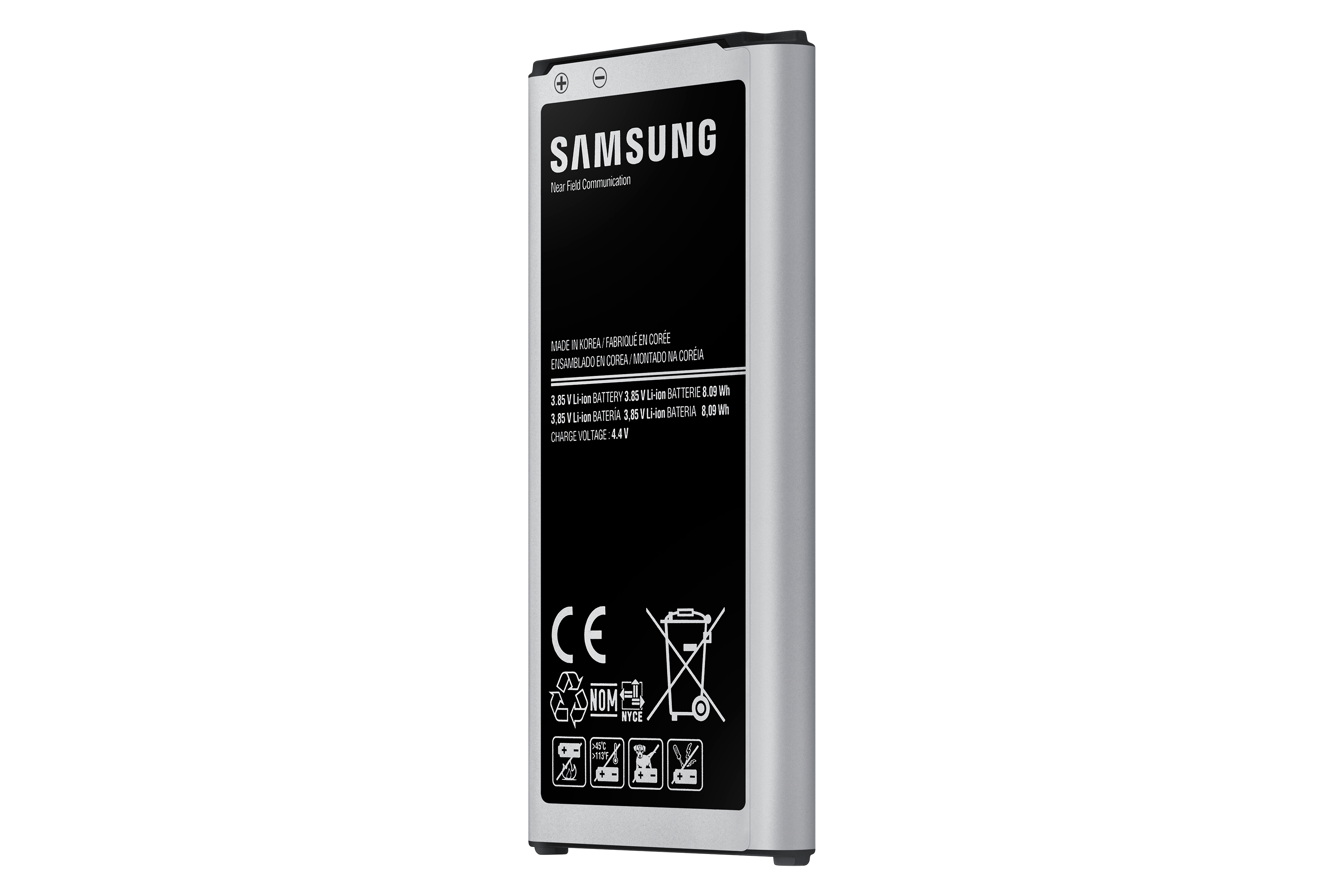 Samsung Akku EB-BG800B 2100 mAh Li-Ion für Galaxy S5 Mini Schwarz, Silber