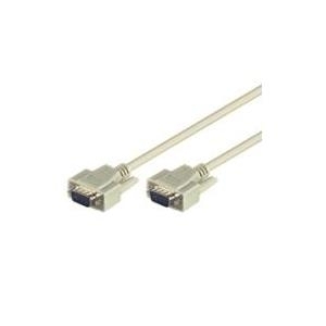 Wentronic Goobay VGA Monitorkabel, Grau, 5 m - VGA-Stecker (15-polig) > VGA-Stecker (15-polig) (68314)