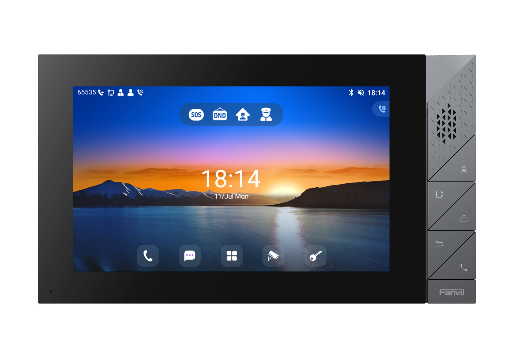 Fanvil i55A Video-Zugangssystem 7" LCD 1024 x 600 Edelstahl