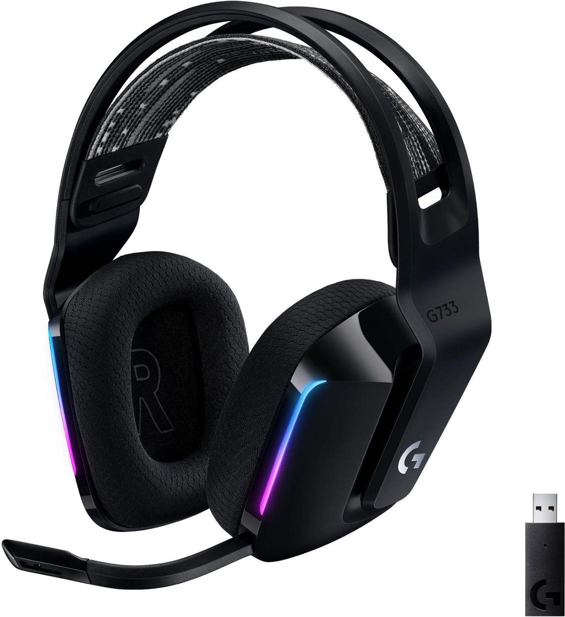 Logitech G G733 LIGHTSPEED Wireless RGB Gaming Headset Schwarz