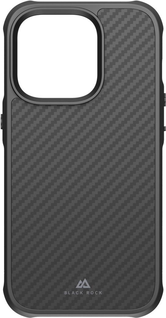 Black Rock Cover Robust Carbon für Apple iPhone 14 Pro, Schwarz (00215176)