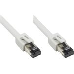 Alcasa 8080-005 Netzwerkkabel 0,5 m Cat8.1 S/FTP (S-STP) Grau (8080-005)