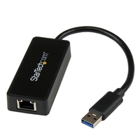 StarTech.com USB3.0 Gigabit Ethernet Lan Adapter mit USB Port (USB31000SPTB)