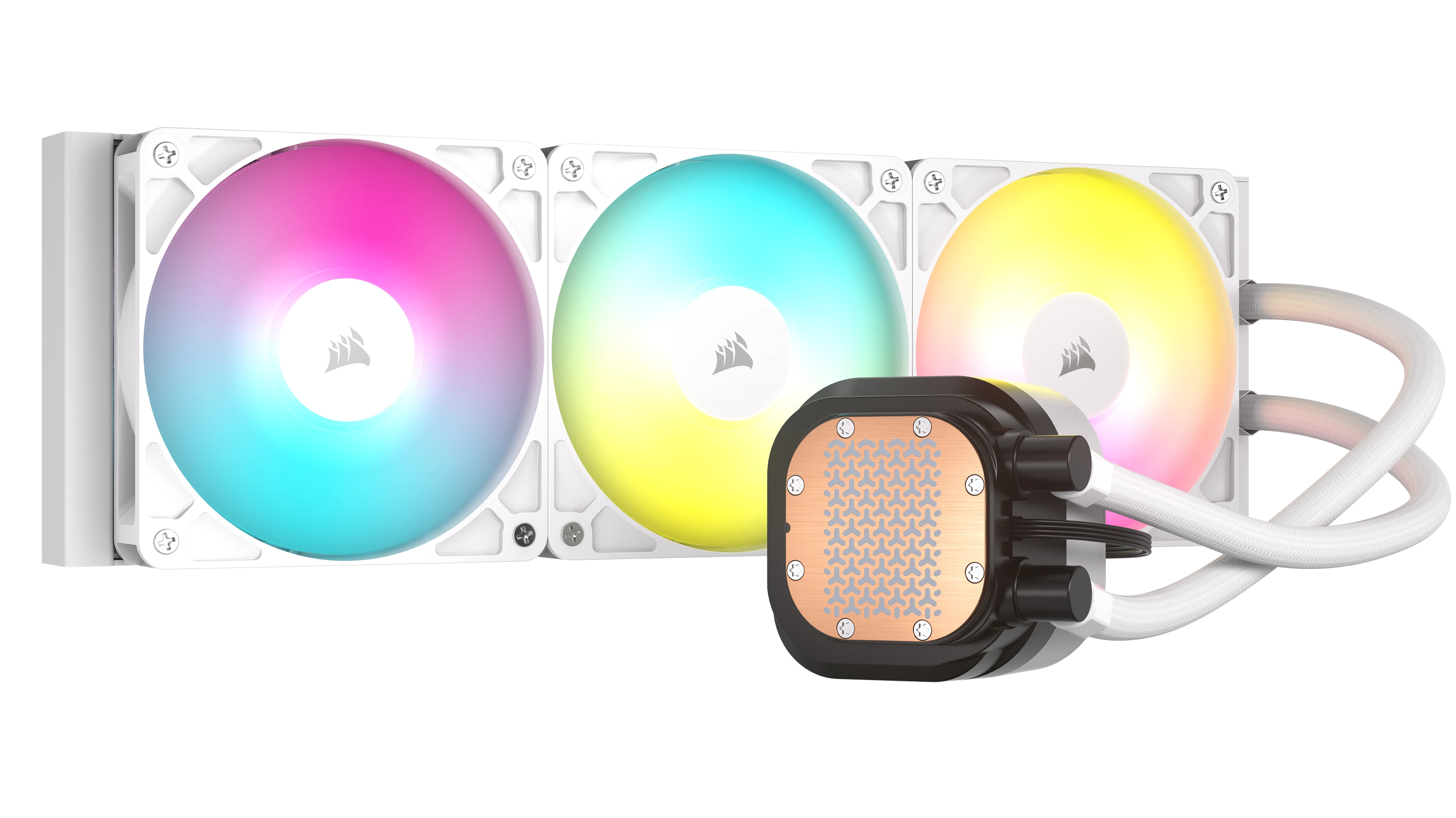 Corsair Nautilus 360 RS ARGB Prozessor-Flüssigkeitskühlsystem Weiß