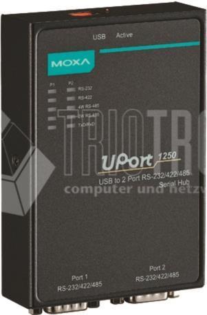 Moxa UPort 1250 USB 2.0 RS-232/422/485 Serieller Konverter/Repeater/Isolator (UPORT 1250)