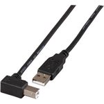 EFB-Elektronik USB2.0 Anschlusskabel A-B (gewinkelt), St.-St., 1,8m, schwarz, Classic Hersteller: EFB Elektronik (K5260SW.1,8)