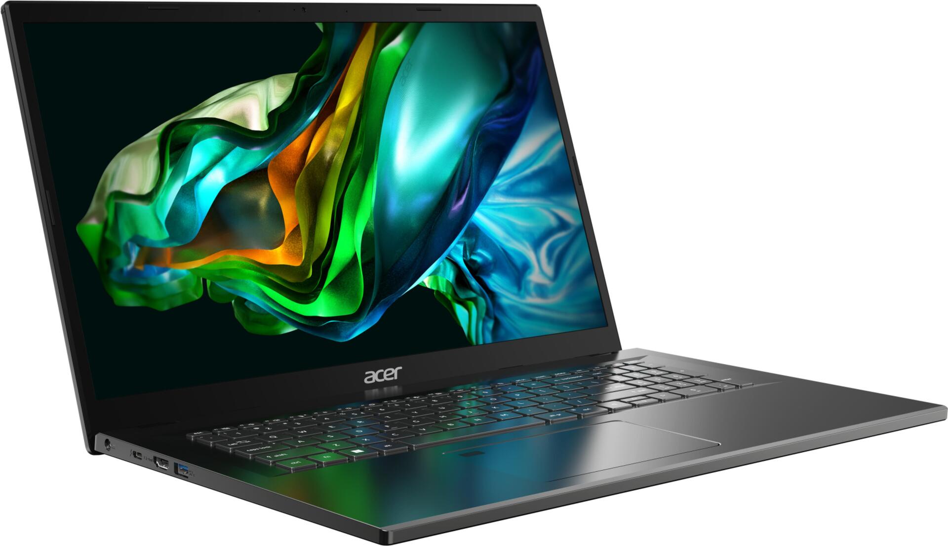 Acer Aspire 5 A517-58GM-752U Laptop 43,9 cm (17.3") Full HD Intel® Core™ i7 i7-1355U 32 GB LPDDR5-SDRAM 2 TB SSD NVIDIA GeForce RTX 2050 Wi-Fi 6E (802.11ax) Windows 11 Pro Grau (NX.KJLEG.00N)