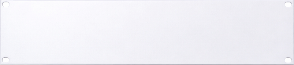 DSIT 19” Blindabdeckung – 2 HE Weiß (DS-Blind2-W)