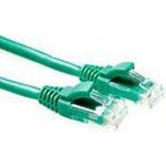 ACT Green 10 meter U/UTP CAT5E patch cable component level with RJ45 connectors. Cat5e u/utp component gn 10.0m (IK5710)