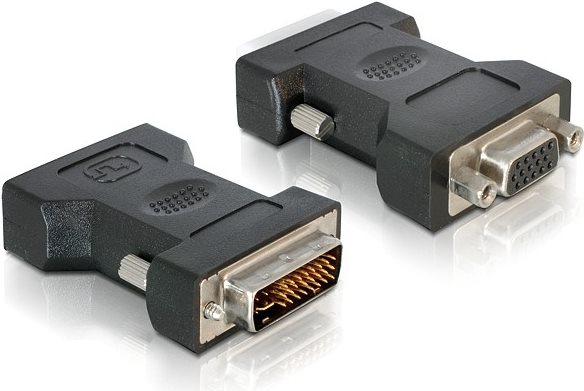 DeLOCK VGA-Adapter DVI-I M HD-15 W Flügelschrauben 65016