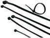 ACT Cable ties - black, length 100 mm, width 2.5 mm. Length: 100 mm Cable tie black 100/2.5mm (CT1015)