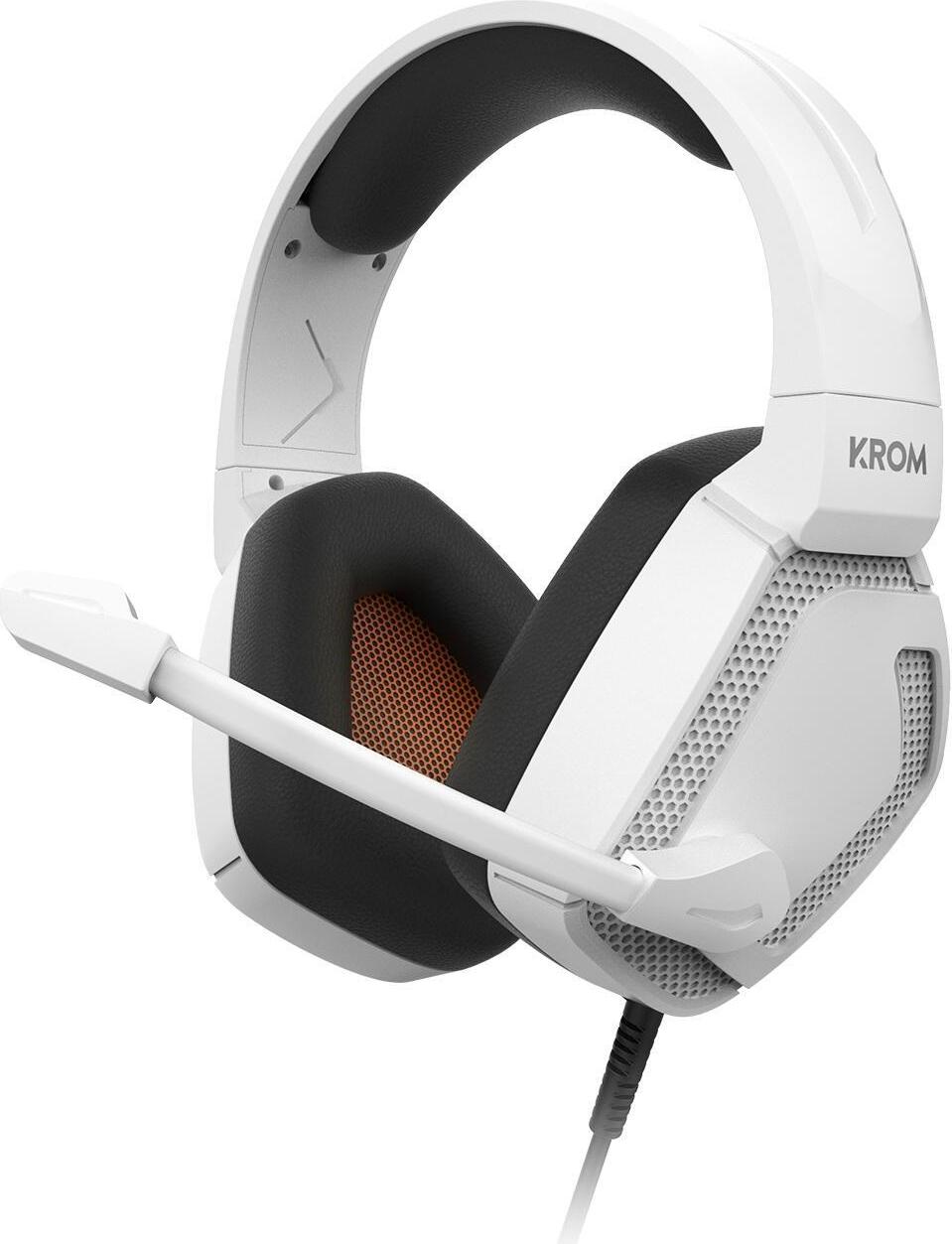 KROM KOPA PRO Kabelgebundenes Gaming Headset weiß (NXKROMKOPAPROWH)