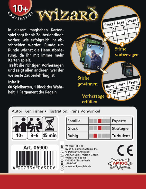 AMIGO Wizard Kartenspiel