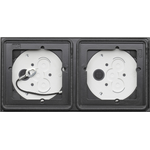 GIRA 5502910. Produkttyp: Surface mount box, Produktfarbe: Anthrazit, Markenkompatibilität: GIRA. Breite: 213 mm, Tiefe: 25,4 mm, Höhe: 106,5 mm (5502910)