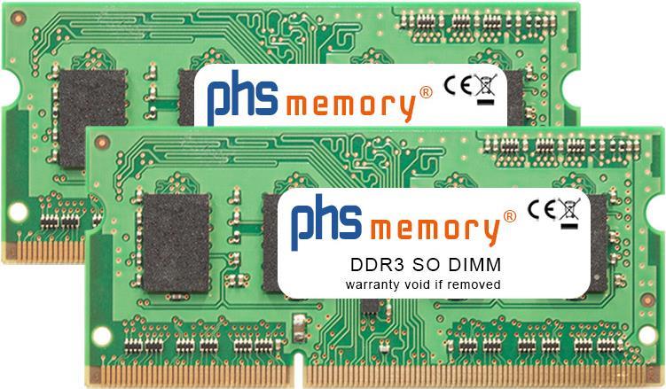 PHS-memory 8GB (2x4GB) Kit RAM Speicher für Western Digital My Cloud PR4100 DDR3 SO DIMM 1600MHz (SP266842)