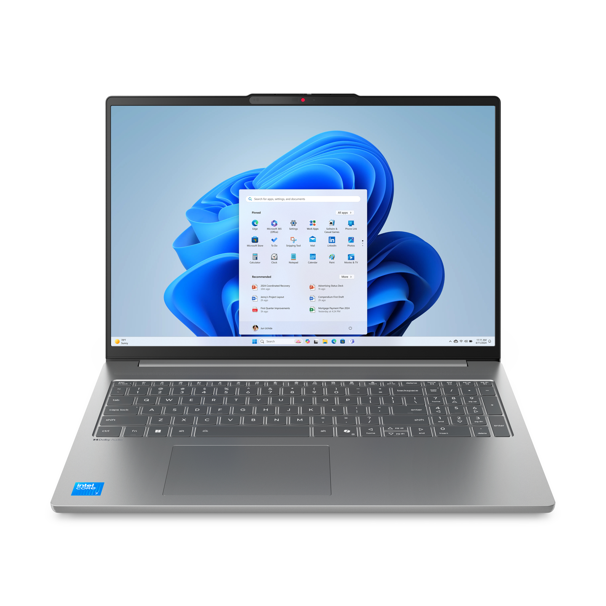 Lenovo IdeaPad Slim 5 16IRH10 16" Intel Core i5-13420H 32 GB RAM 512 GB SSD Grau