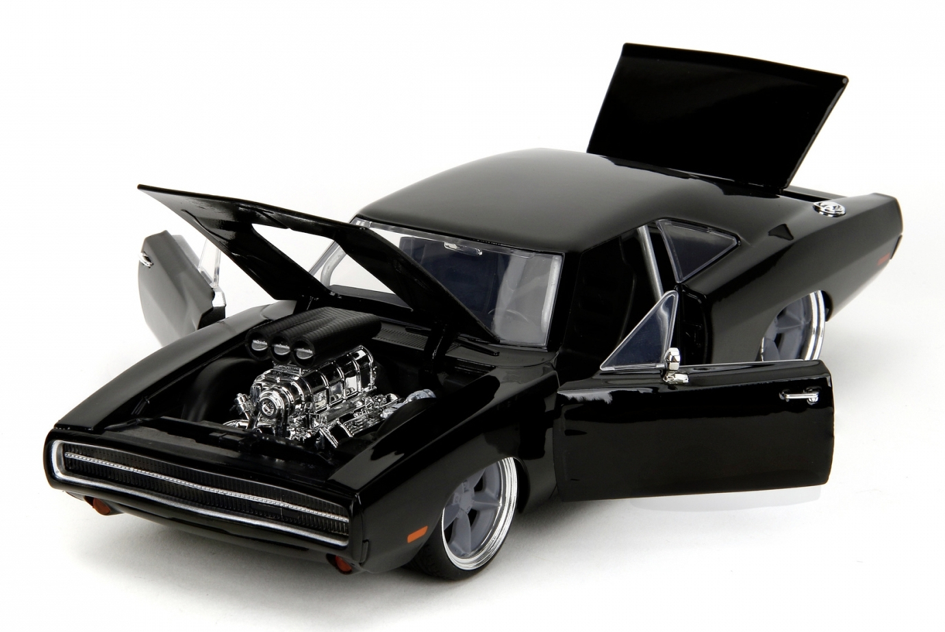 Jada Toys Fast & Furious 1970 Dodge Charger 1:24 Oldtimer-Modell Schwarz
