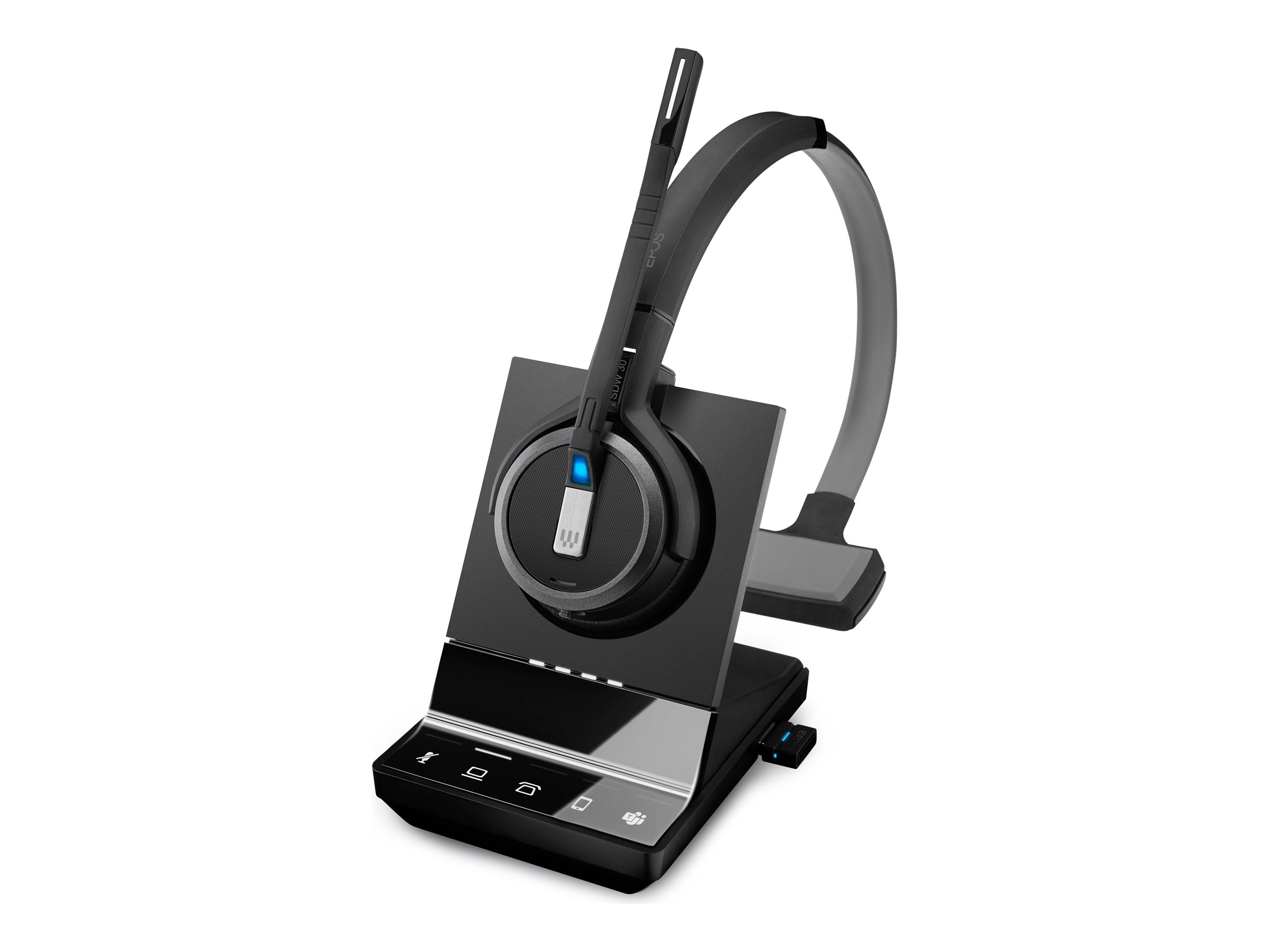 EPOS IMPACT SDW 5036T Mono DECT On-Ear Headset Teams zertifiziert Schwarz