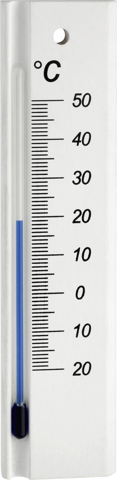 TFA Analoges Innenthermometer aus Buche Thermometer Weiß 12.1053.09 (12.1053.09)