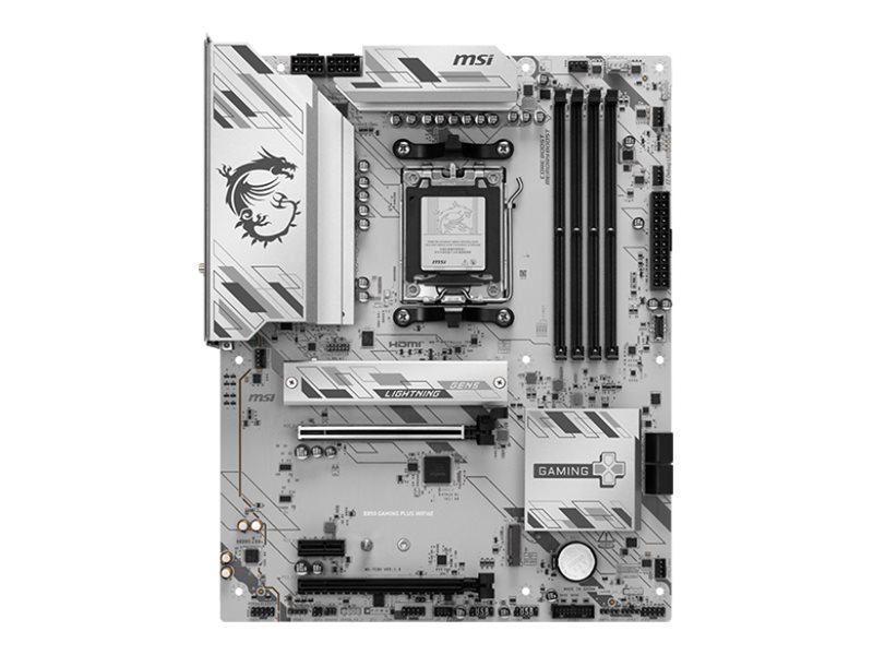 MSI B850 GAMING PLUS WIFI6E Mainboard, AMD B850, Socket AM5, ATX, DDR5, Schwarz