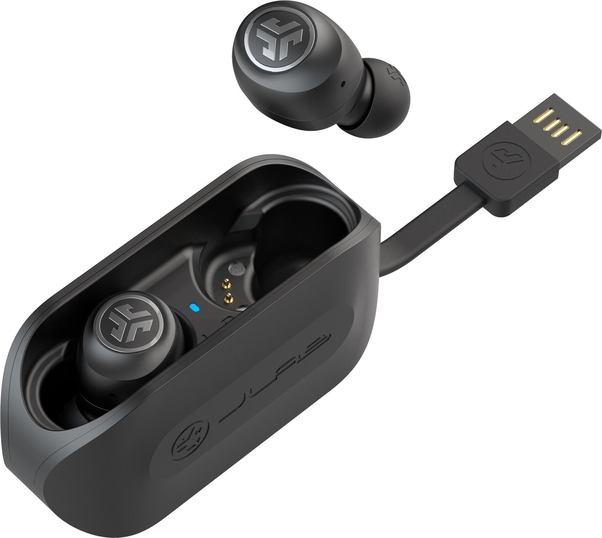 JLab GO Air True Kabellose In-Ear-Kopfhörer Bluetooth Schwarz
