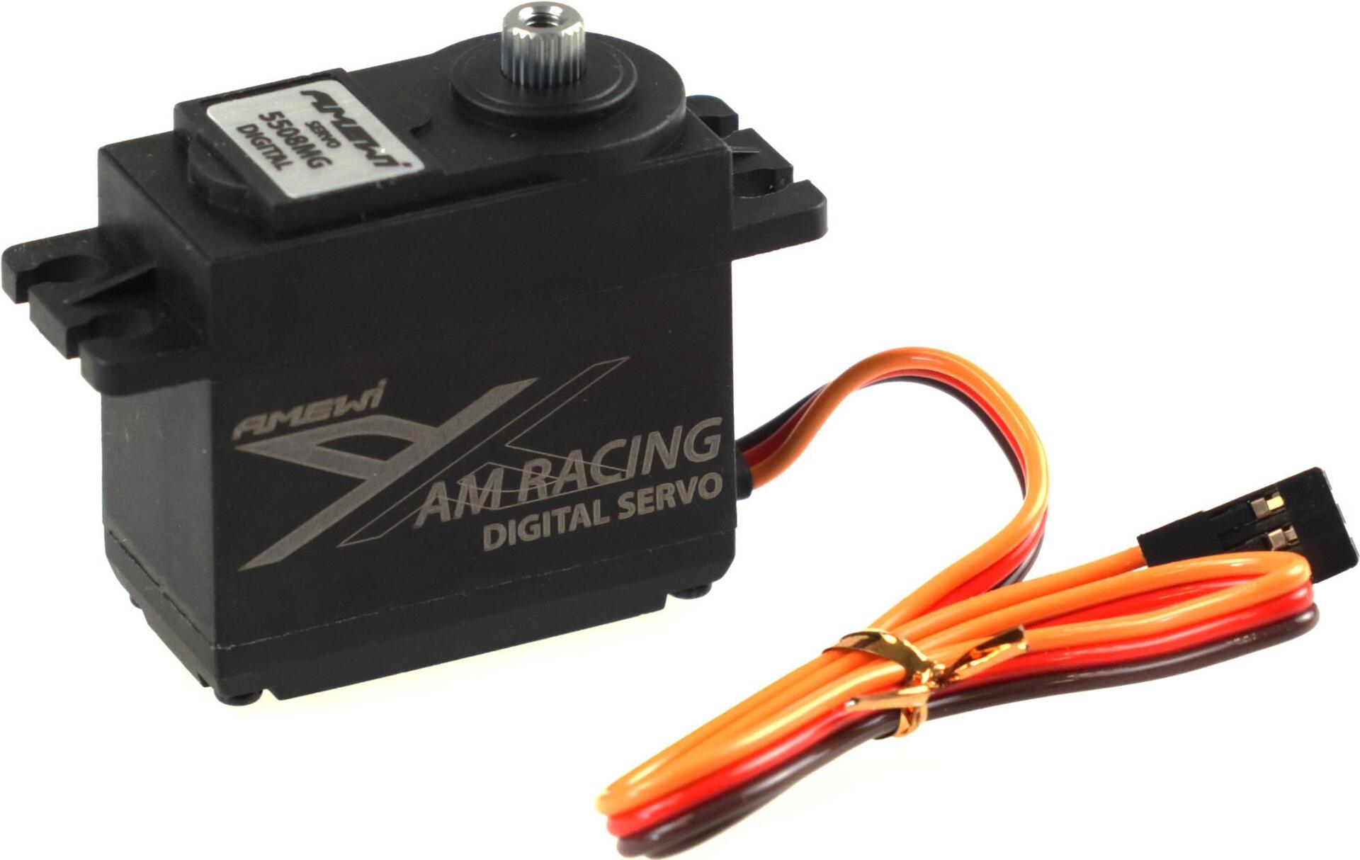Amewi Standard-Servo AMXRacing 5508MG Digital Digital-Servo Getriebe-Material: Metall (28949)