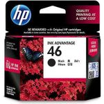 HP Ink Cart. CZ637AE No. 46 für DJ Advantage Ultra 2529/ 5739/2029 black (CZ637AE)