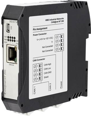 Ixxat Gateway Ethernet, RJ-45 9 V/DC, 12 V/DC, 24 V/DC, 36 V/DC (1.01.0332.20000)