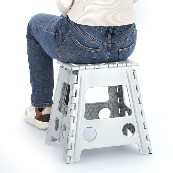 Zeller Present Klapphocker 13036 Kunststoff Grau