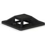 Lanview Self-adhesive Zip Tie Mounts 25mm x 25mm 50pcs Black - Kabelbinder (LVT-CABLEMOUNT-50B)