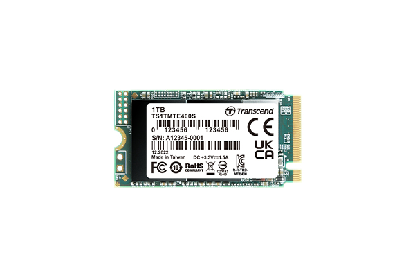 Transcend PCIe SSD 400S MTE400S 1 TB SSD M.2 2242 NVMe