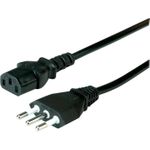 VALUE Stromkabel CEI 23-50 (M) bis IEC 60320 C13 gerade (19.99.2072)